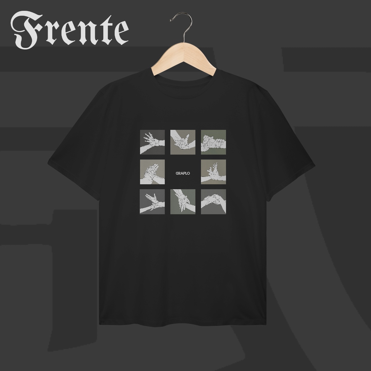 Camiseta Plus Size - Mão de vaca | Arte no peito