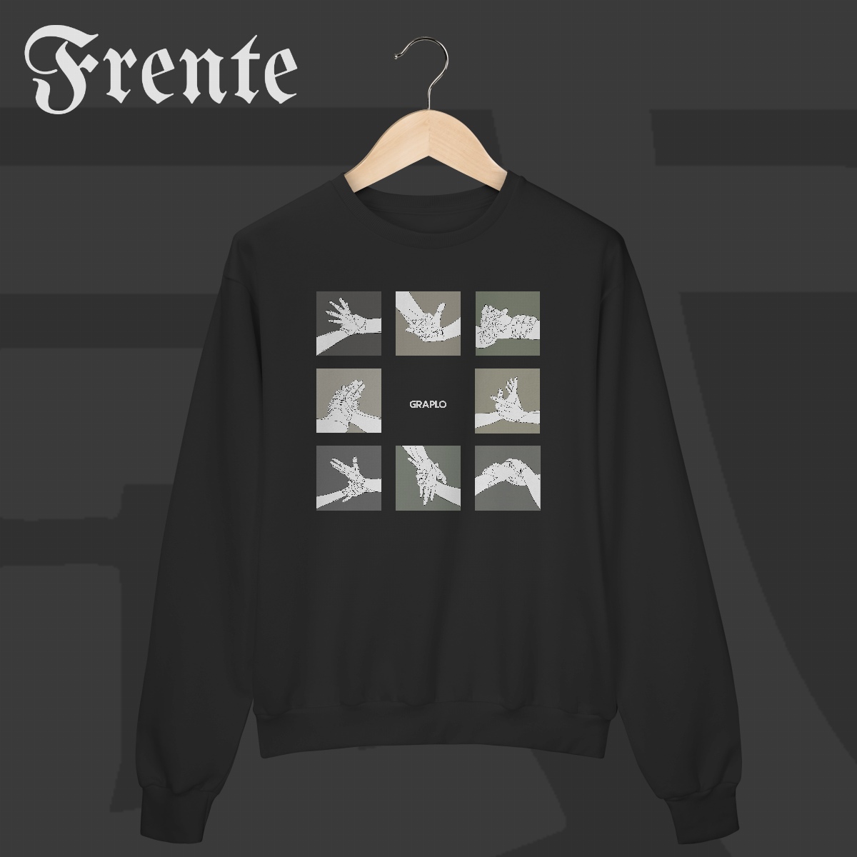 Moletom Fechado - Mão de vaca | Arte no peito