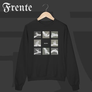 Moletom Fechado - Mão de vaca | Arte no peito