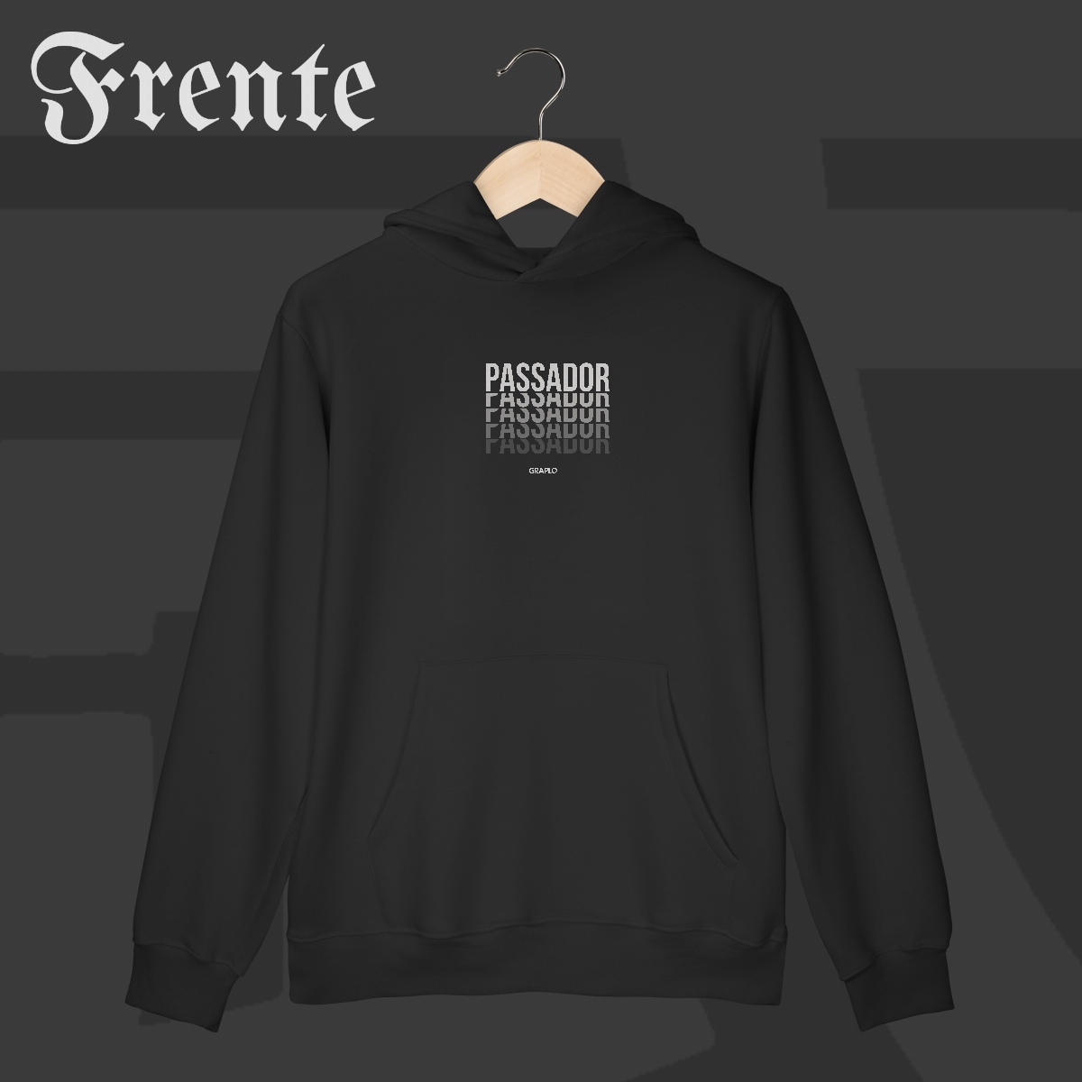 Moletom Canguru - Passador | Arte no peito