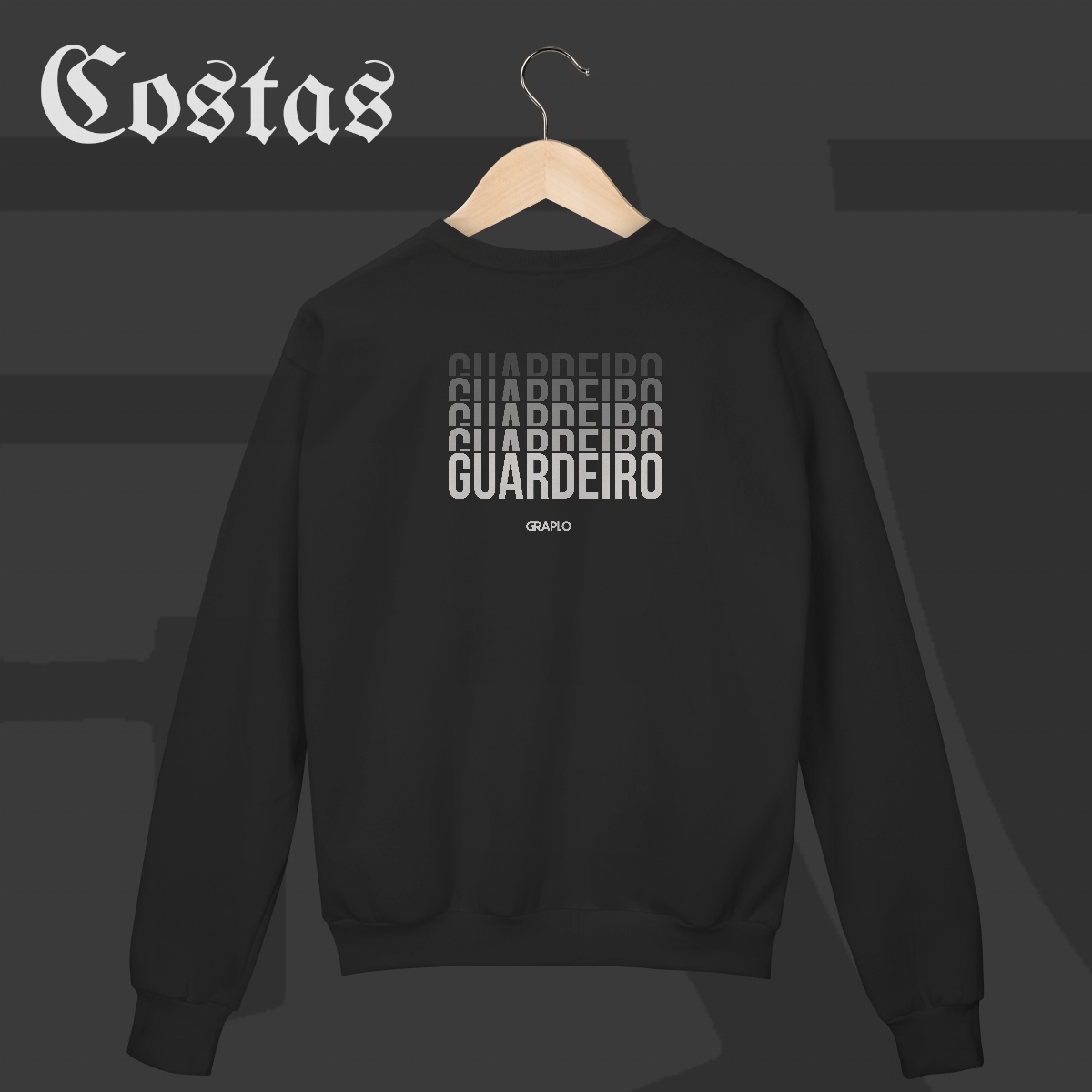 Moletom Fechado - Guardeiro | Arte nas costas