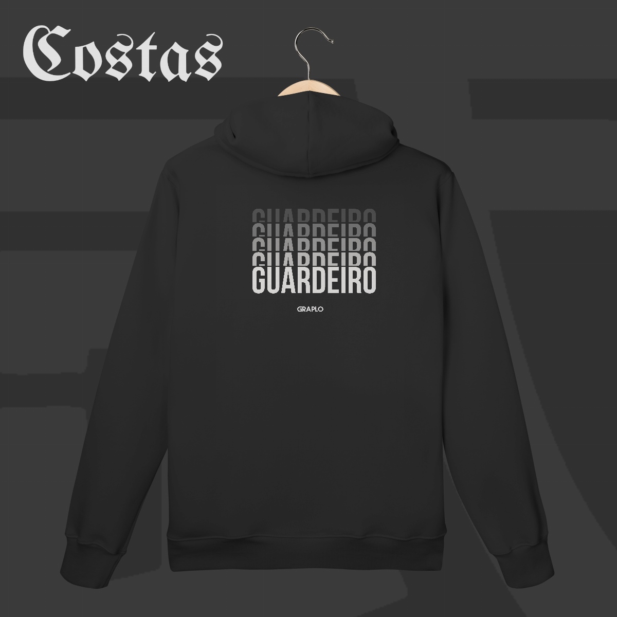 Moletom Canguru - Guardeiro | Arte nas costas