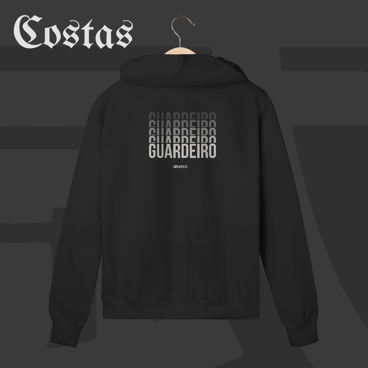 Moletom Zíper - Guardeiro | Arte nas costas