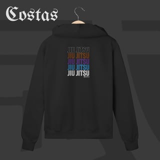 Moletom Zíper - Jiu-Jitsu Ranks | Arte nas costas