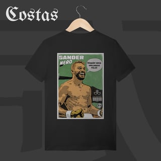 Camiseta T-Shirt - Ninguém vence uma pessoa feliz | Arte nas costas