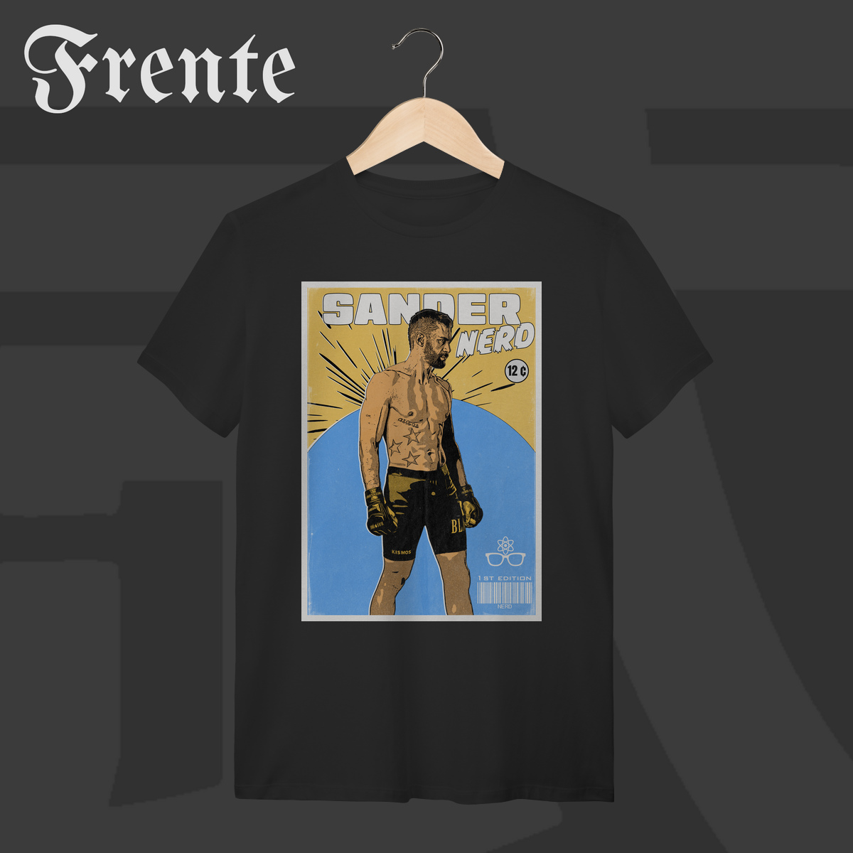 Camiseta T-Shirt - Sander Nerd | Arte no peito