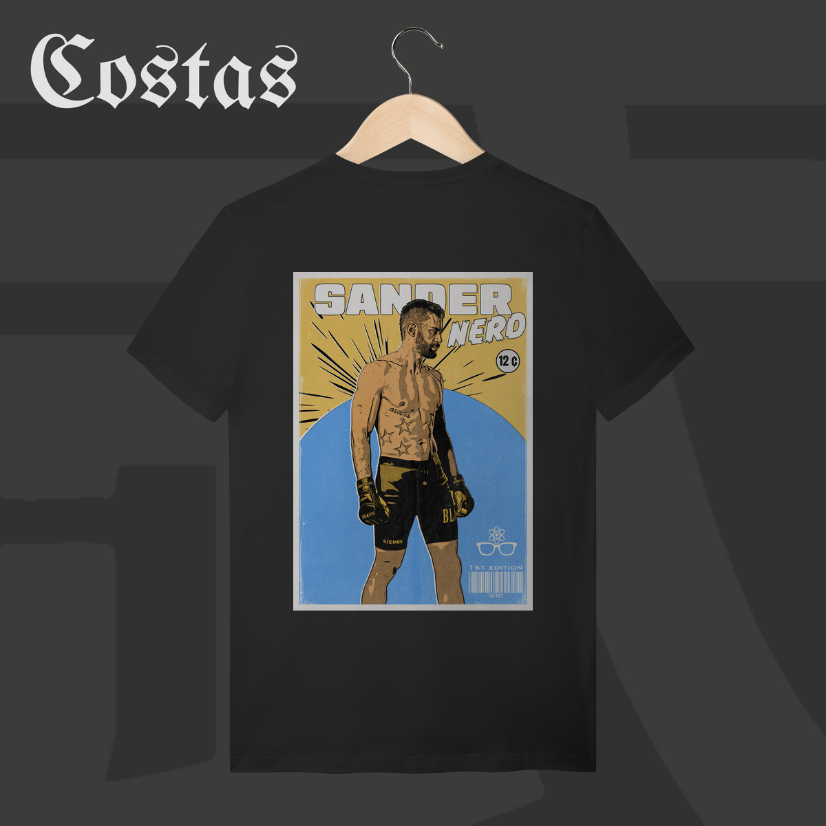 Camiseta T-Shirt - Sander Nerd | Arte nas costas