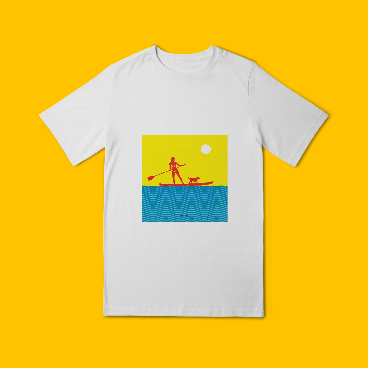 SUP - MULHER E AMIGO PET - INFANTIL