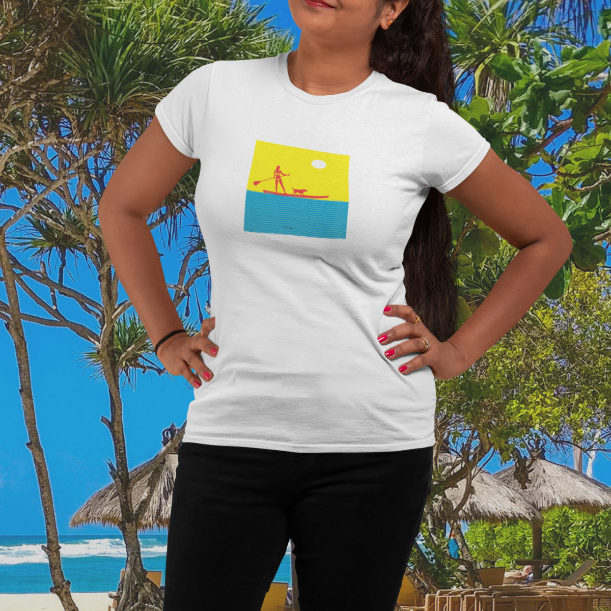 SUP - MULHER E AMIGO PET