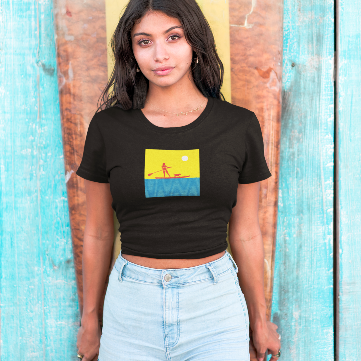 SUP - MULHER E AMIGO PET - CROPPED