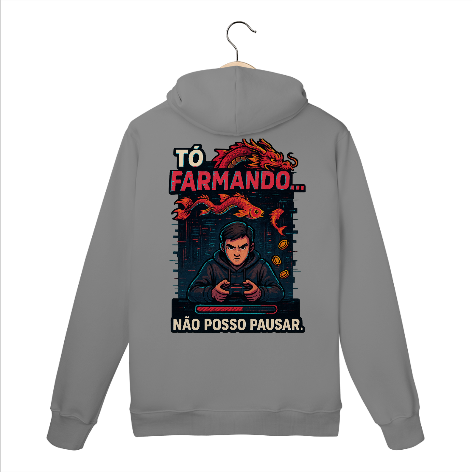 Nome do produto: To farmando, não posso pausar - Moletom Quality