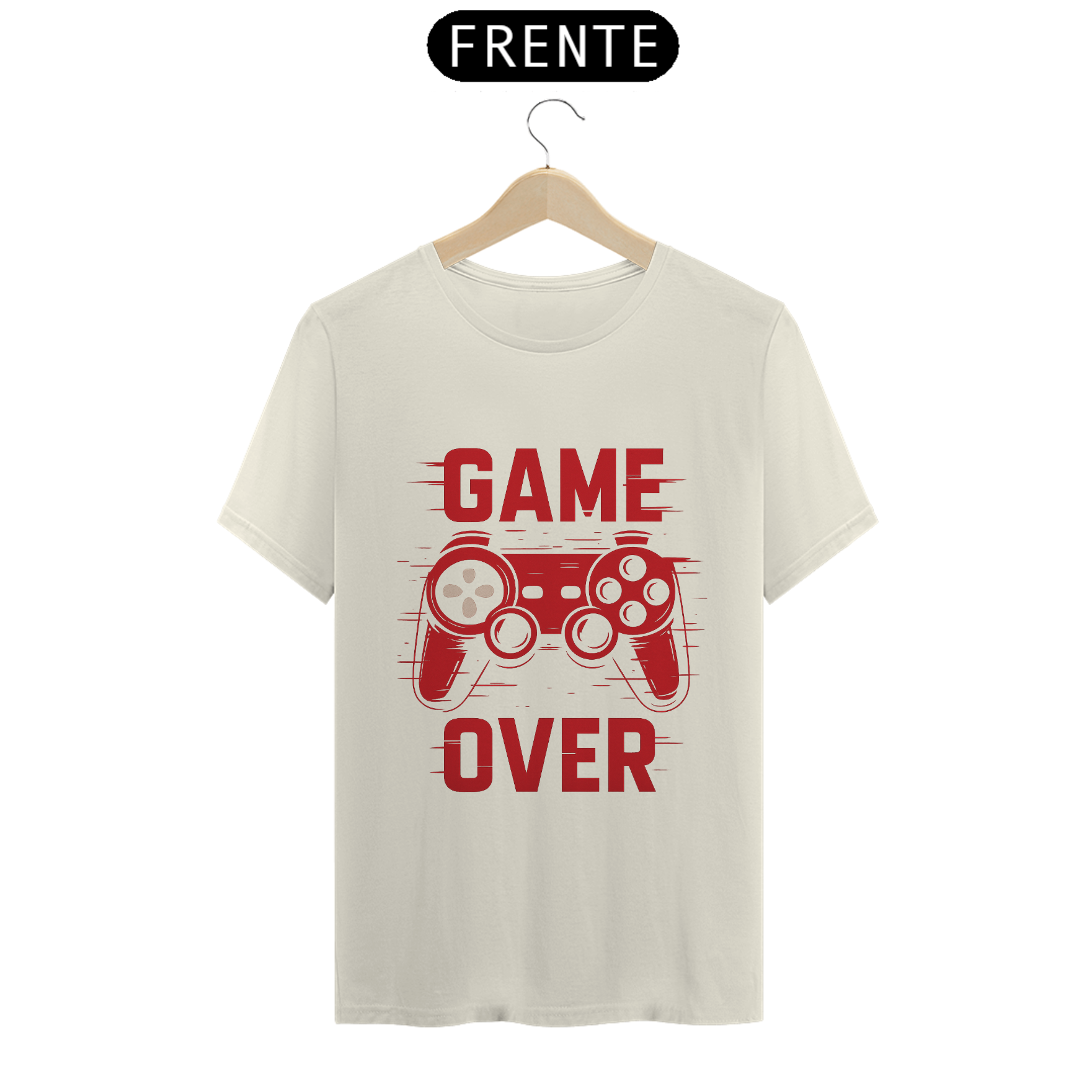 Nome do produto: Gamer Over - Camiseta Pima