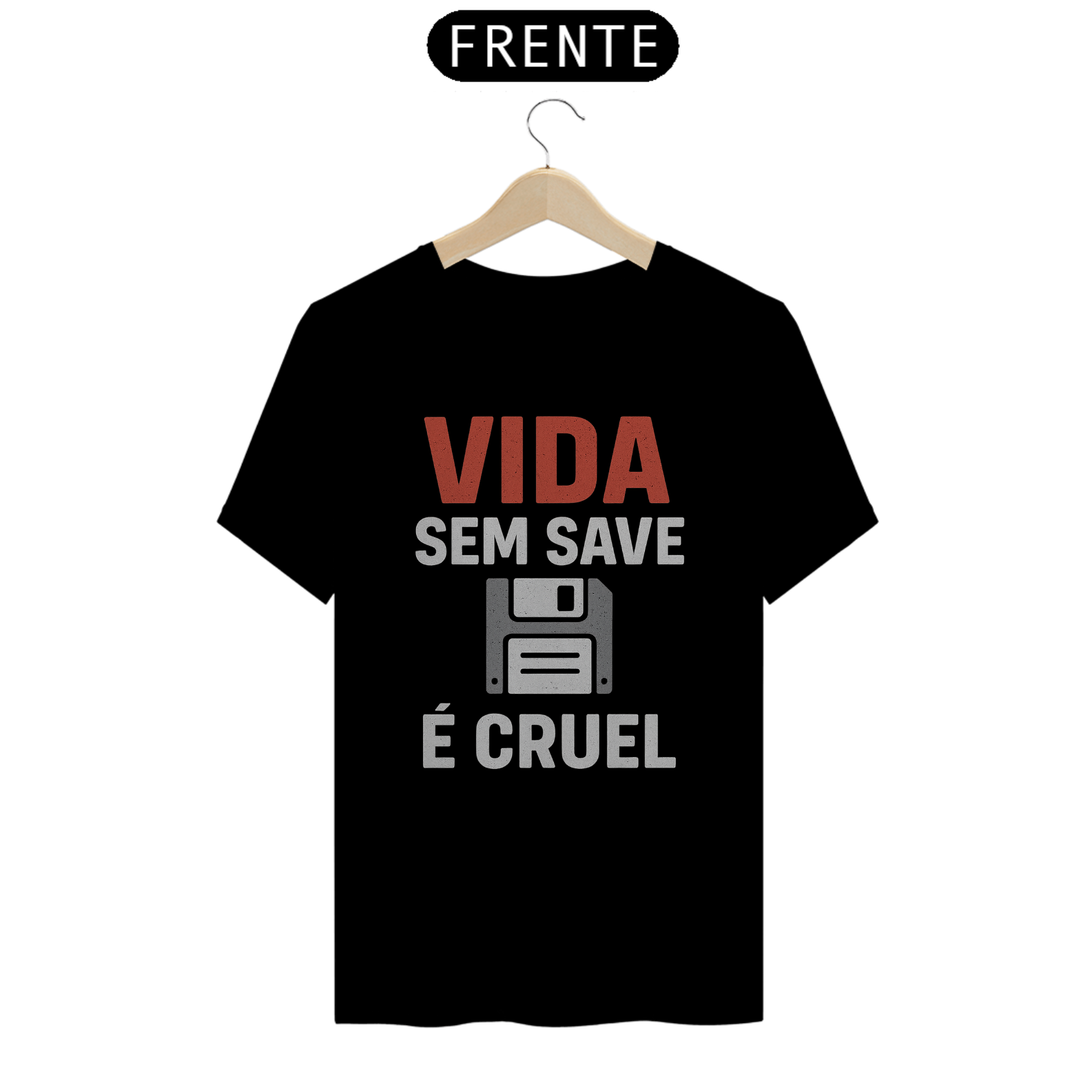 Nome do produto: Vida sem save é cruel - Camiseta Classic