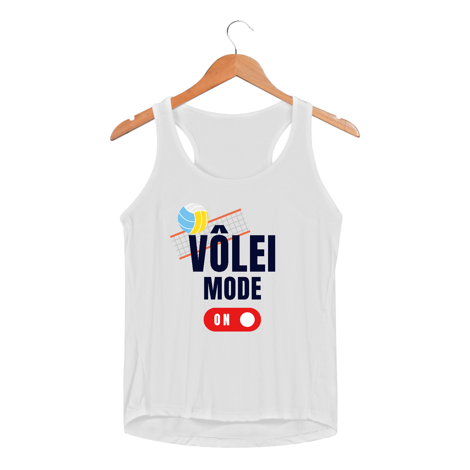 Nome do produto: Regata Feminina Vôlei Mode On