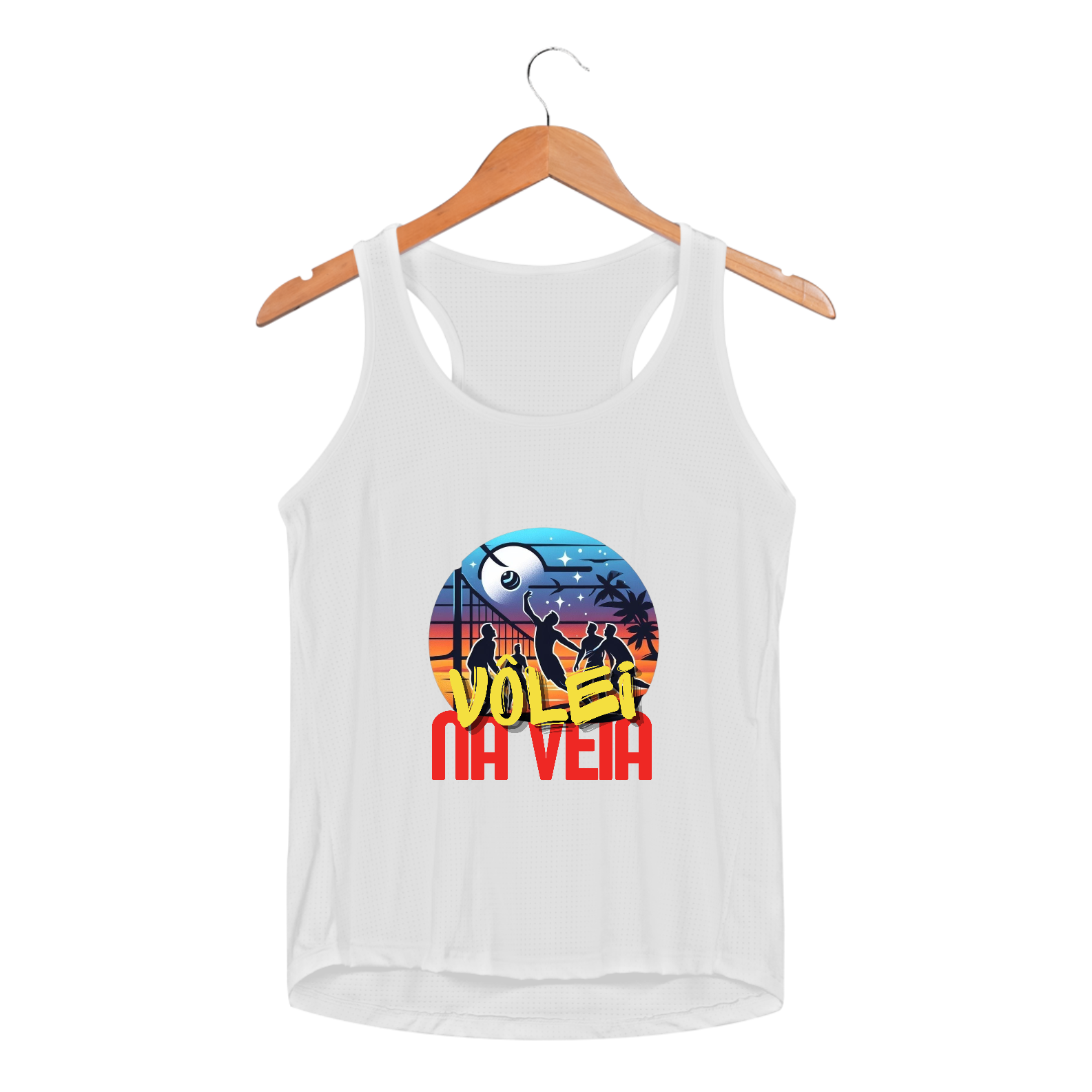 Nome do produto: Regata Feminina Vôlei Na Veia