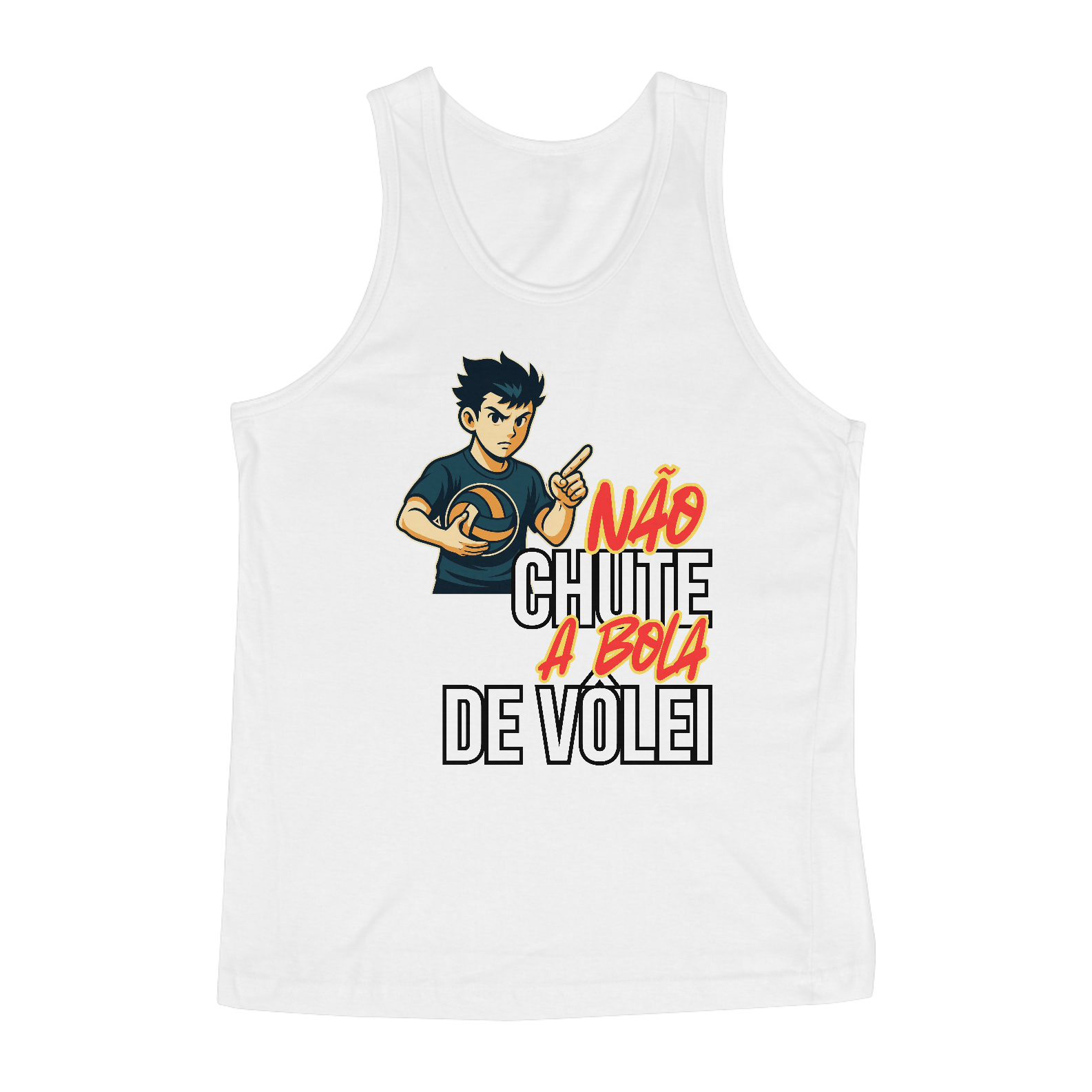 Nome do produto: Regata Não Chute a Bola de Vôlei