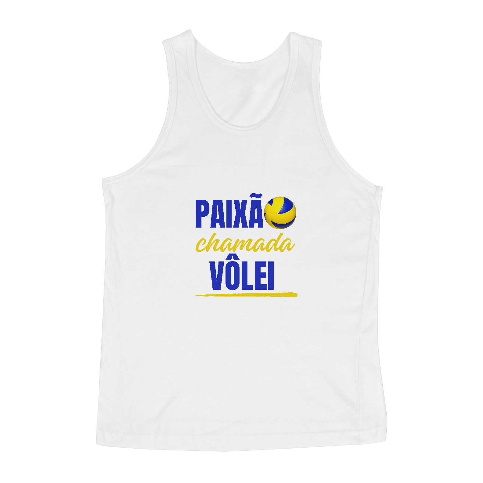 Nome do produto: Regata Paixão Chamada Vôlei