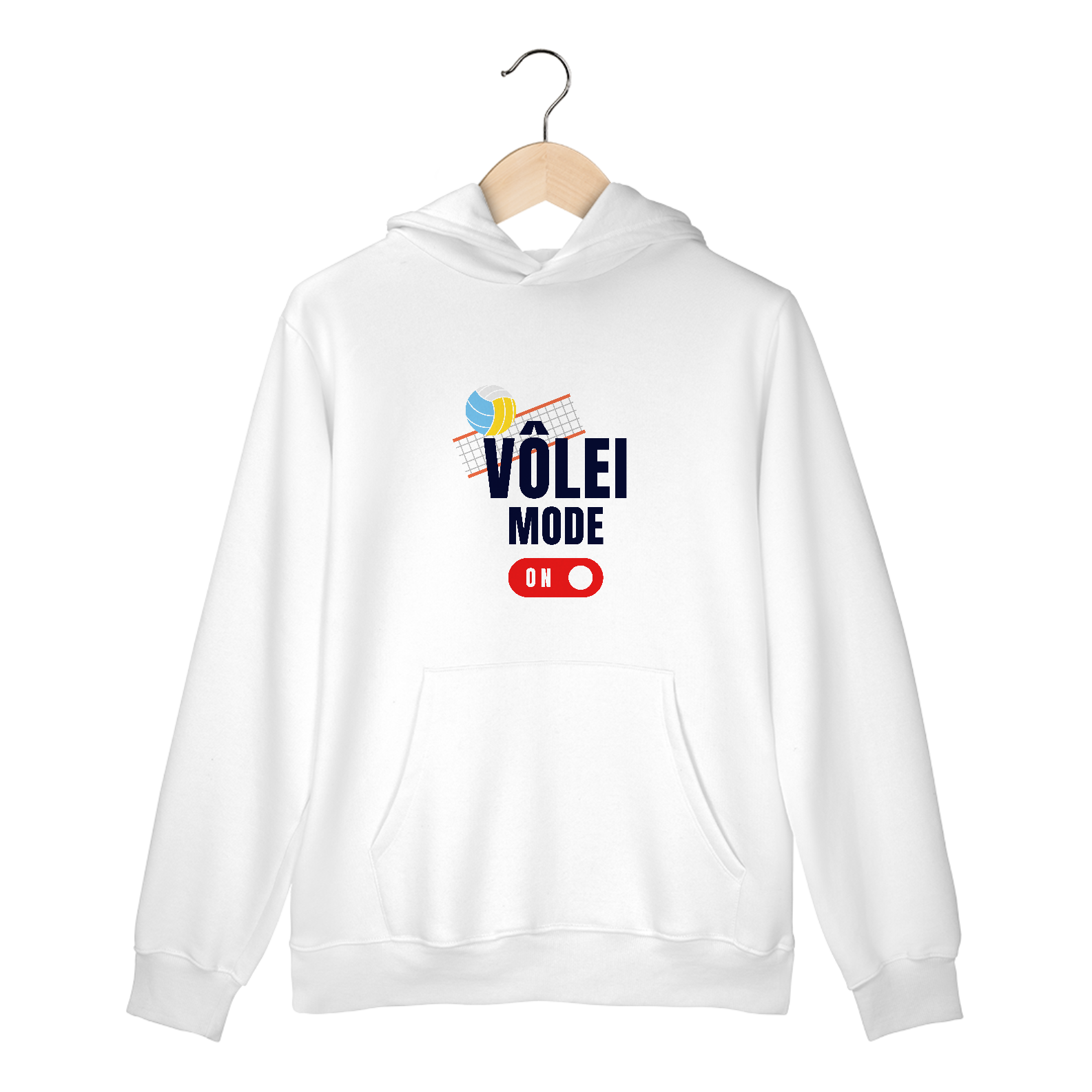 Nome do produto: Moletom Canguru Vôlei Mode On