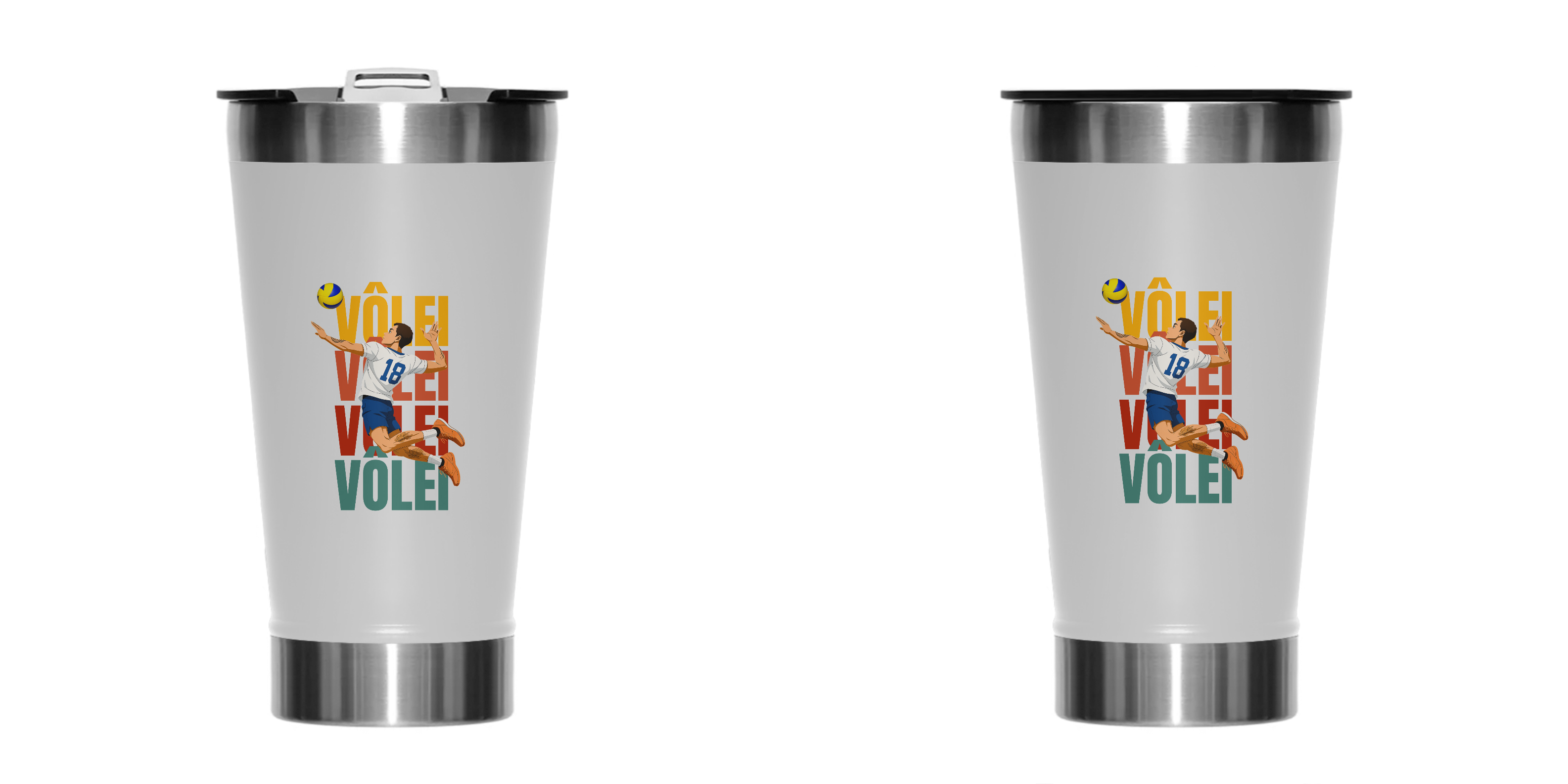 Nome do produto: Copo Térmico Vôlei
