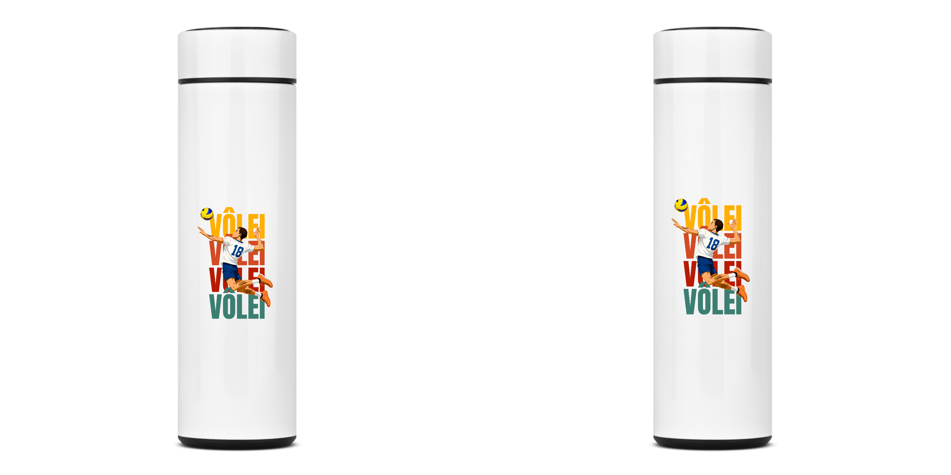 Nome do produto: Garrafa Térmica Vôlei