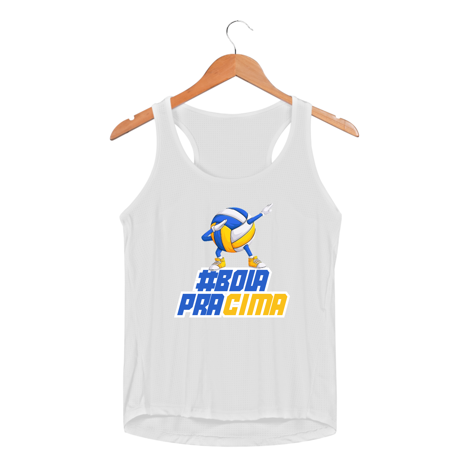 Nome do produto: Regata Feminina Bola Pra Cima