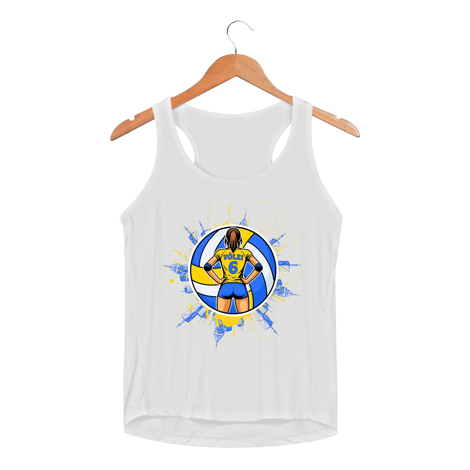 Nome do produto: Regata Feminina Vôlei