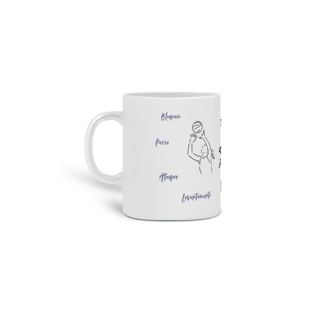 Nome do produto: Caneca Vôlei