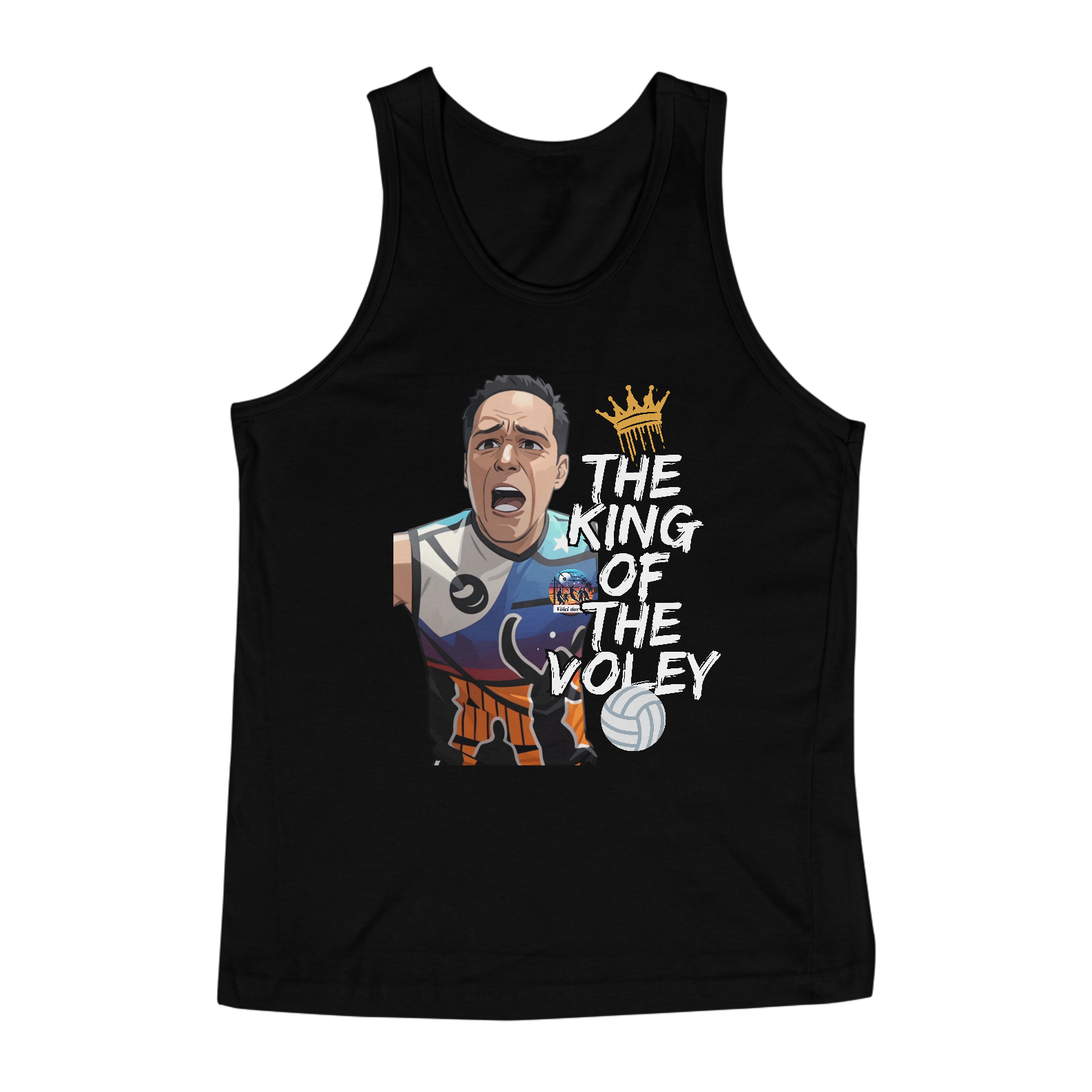 Nome do produto: Regata Masculina The King Of The Voley