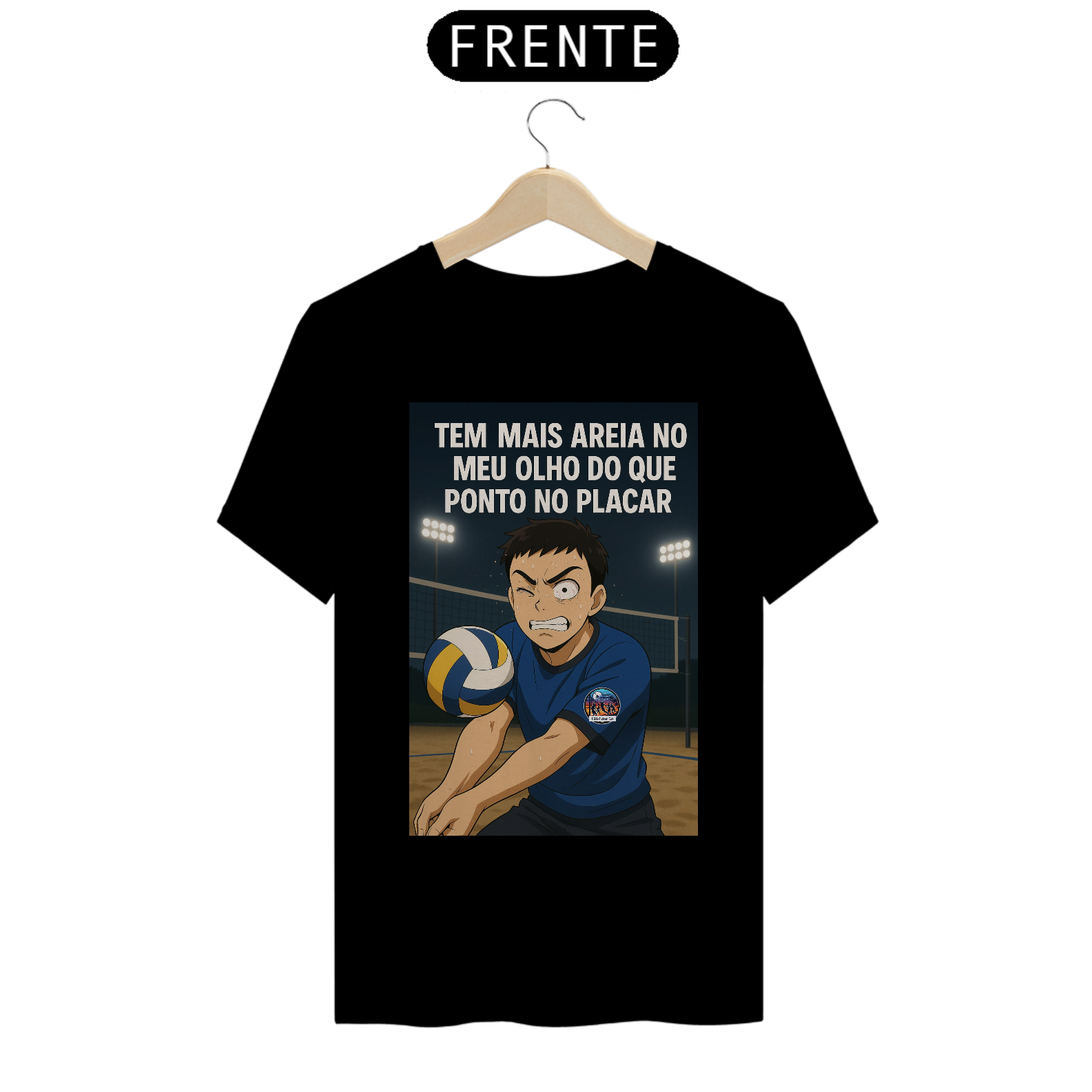 Nome do produto: Camisa Mais Areia No Olho Que Ponto No Placar