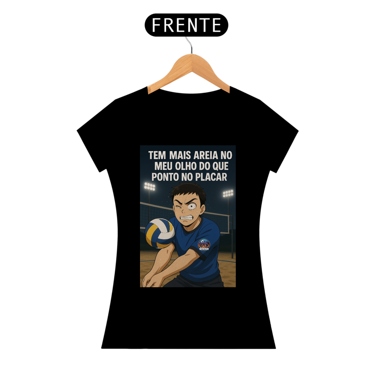 Nome do produto: Baby Long Mais Areia No Olho Que Ponto No Placar