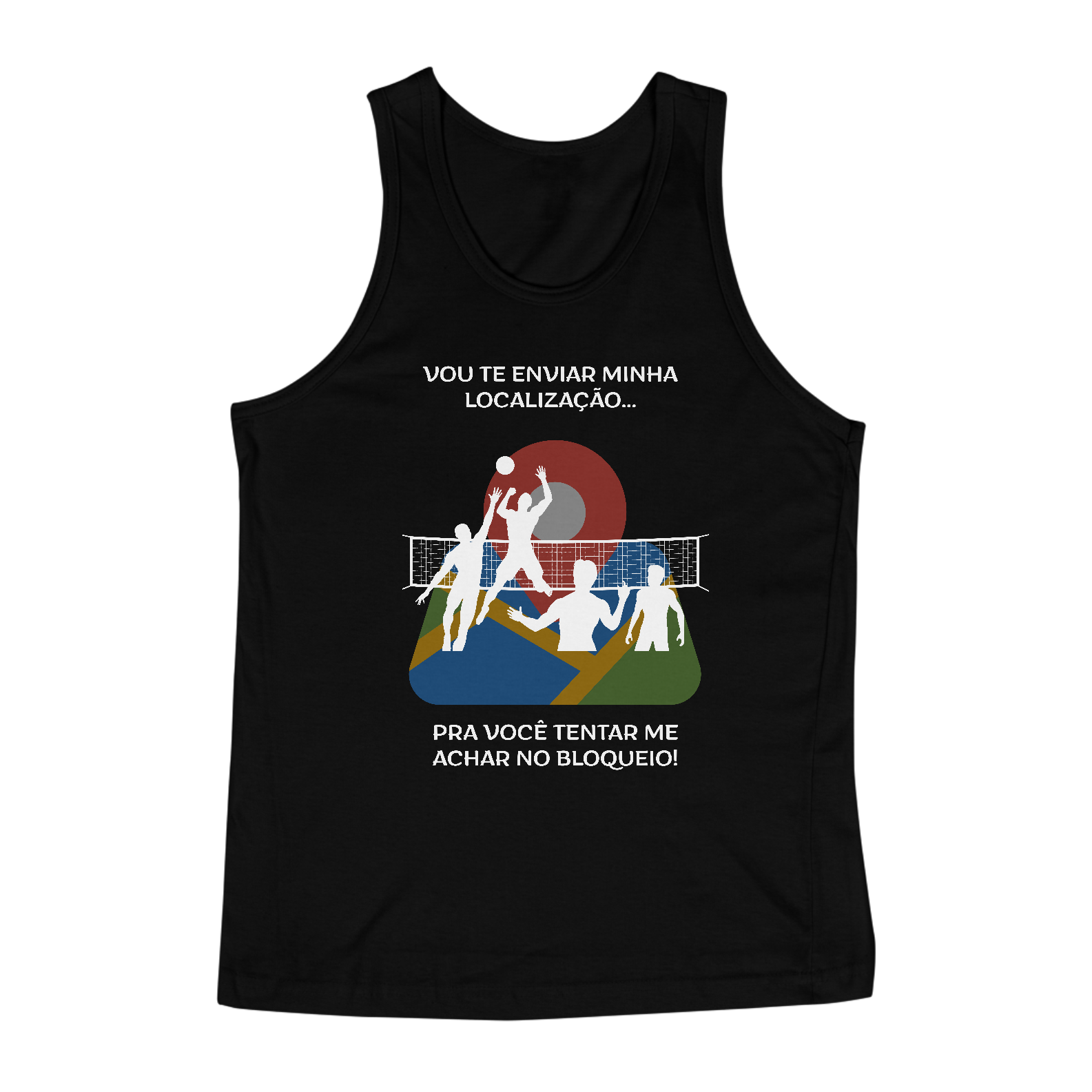 Nome do produto: Regata Localização Bloqueio