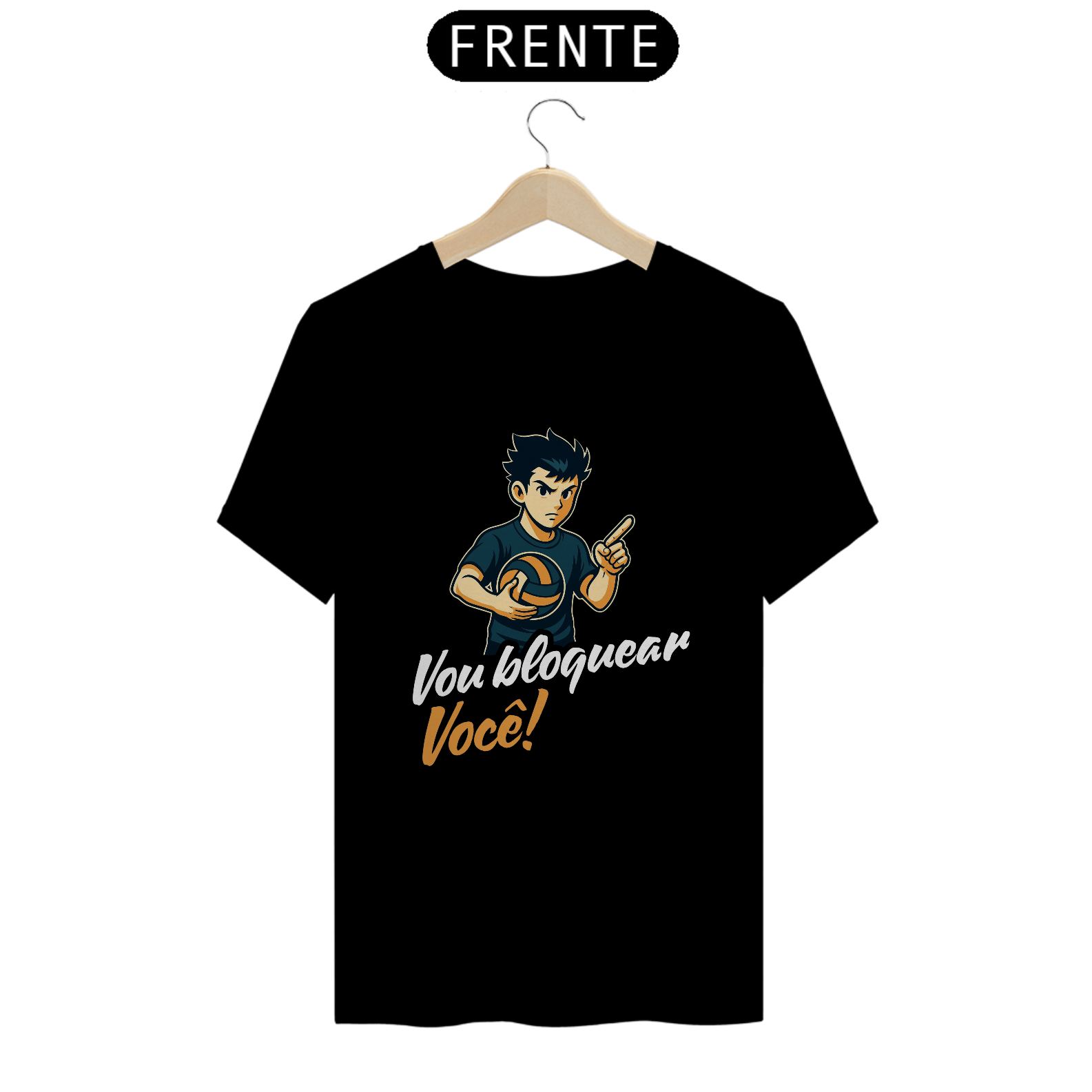Nome do produto: Camisa Vou Bloquear Você
