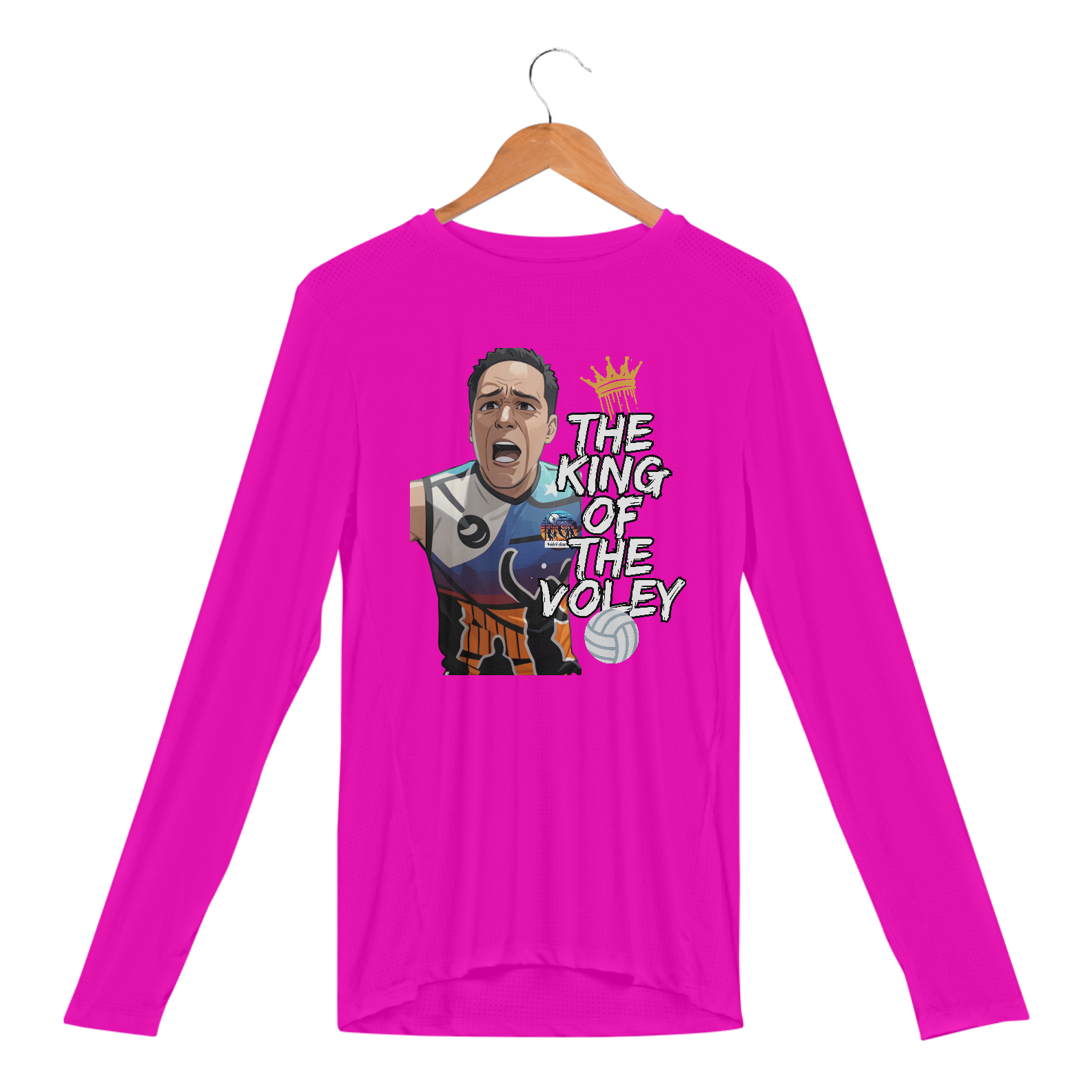 Nome do produto: Camisa Manga Longa Sport Dry UV The King Of The Vôlei