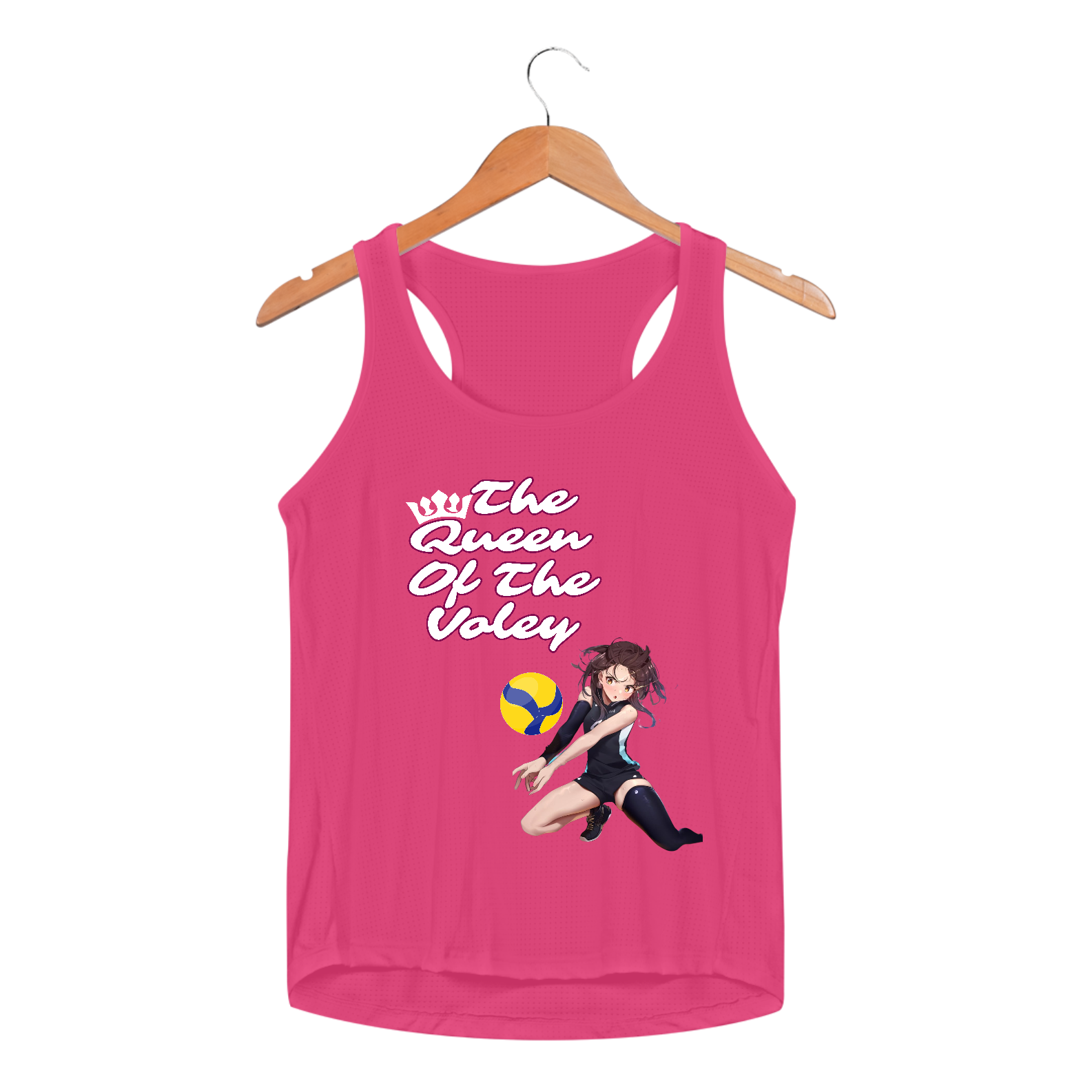 Nome do produto: Regata Feminina The Queen Of The Voley