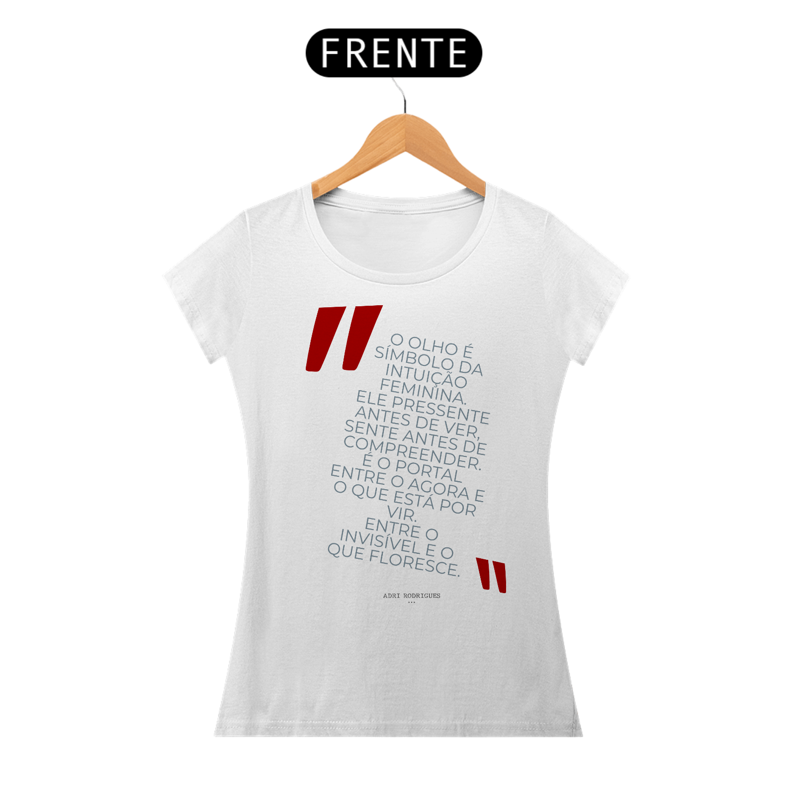 Baby Look Texto Olho