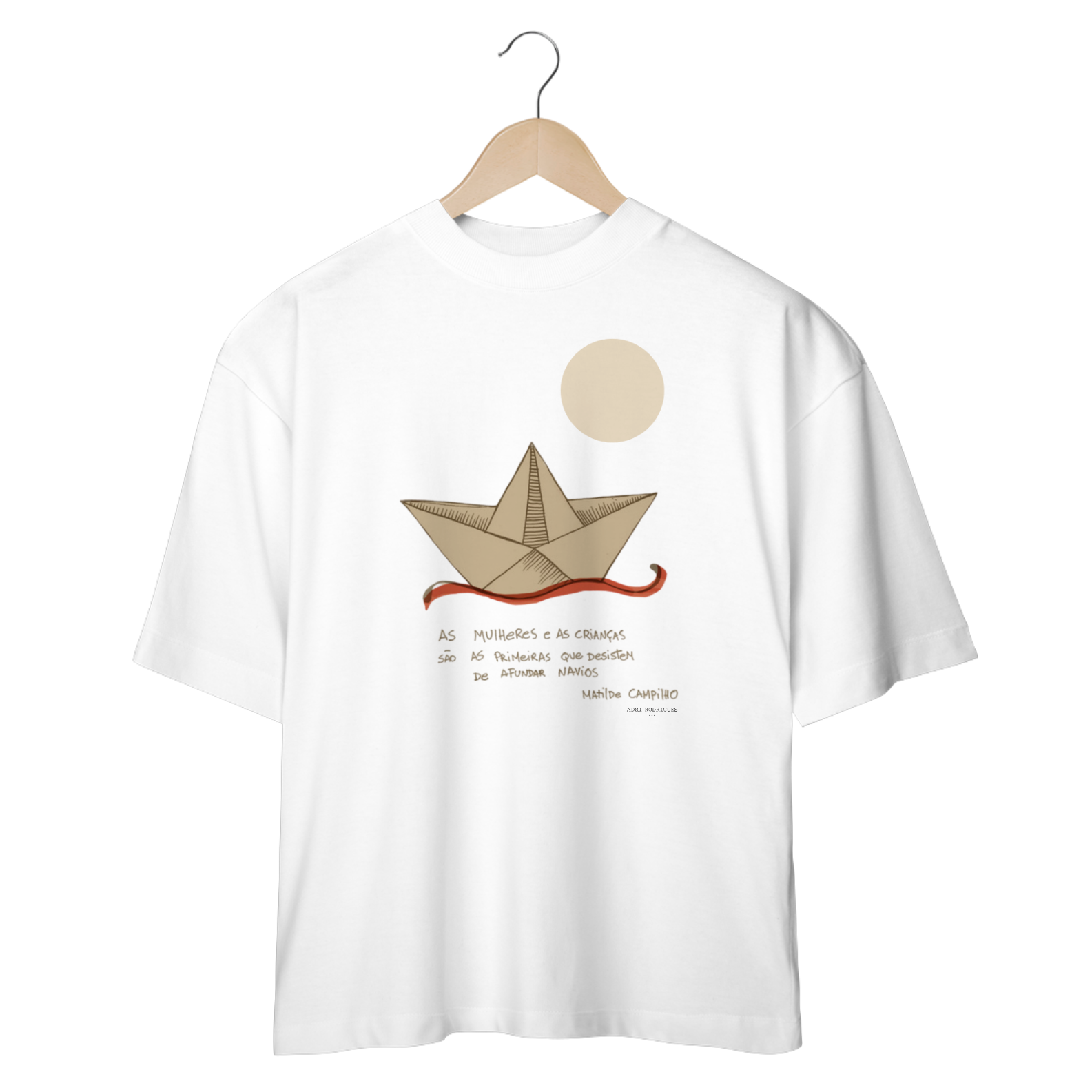 Camiseta Oversized Barco