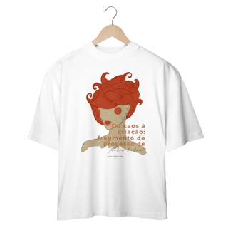 Camiseta Oversized Cabeça Caos