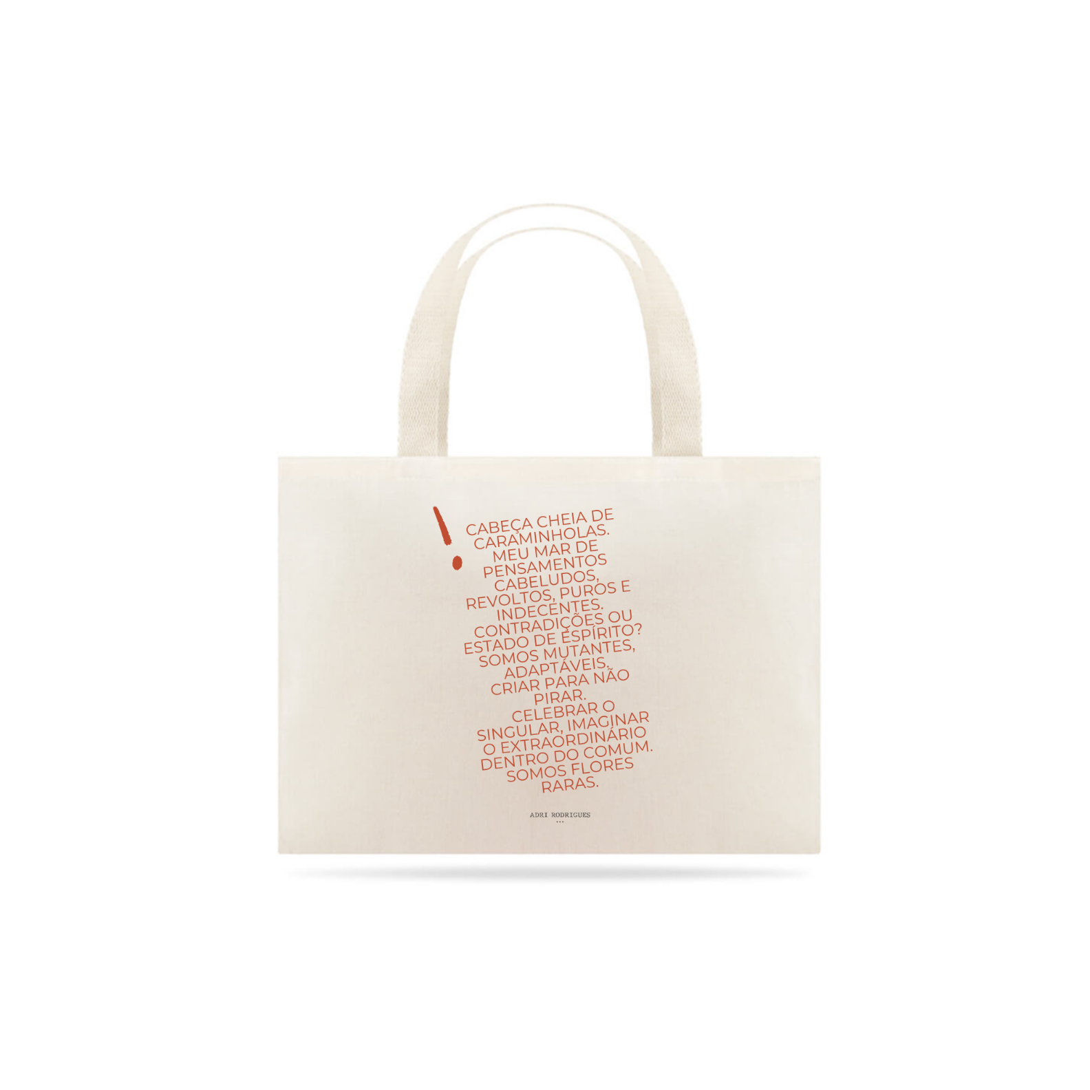 Eco Bag Texto Cabeça Craminholas