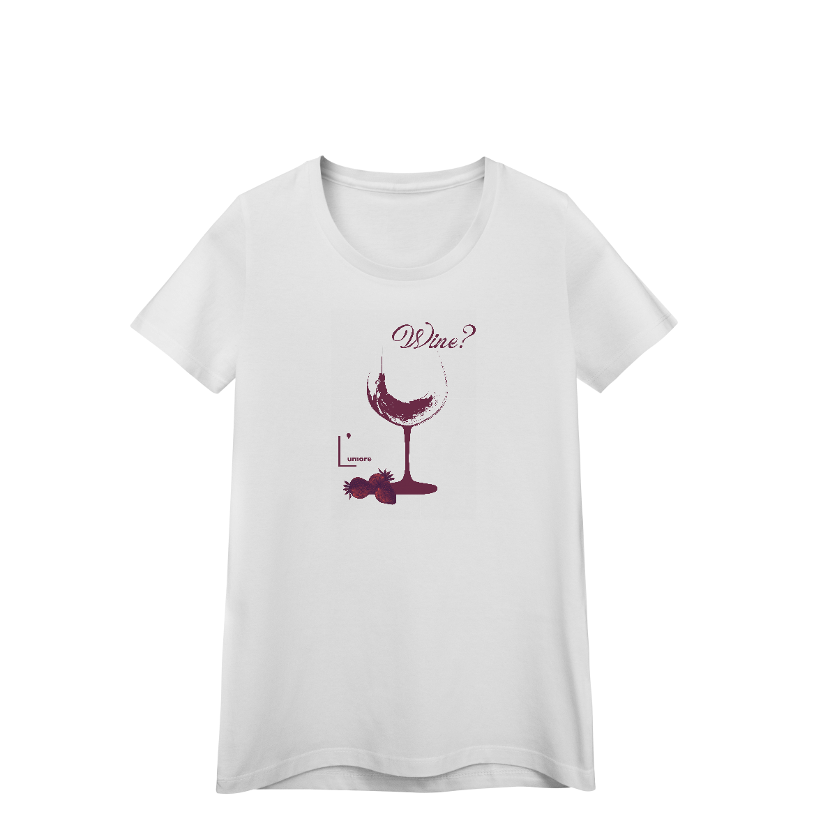 T-Shirt Slim Wine?