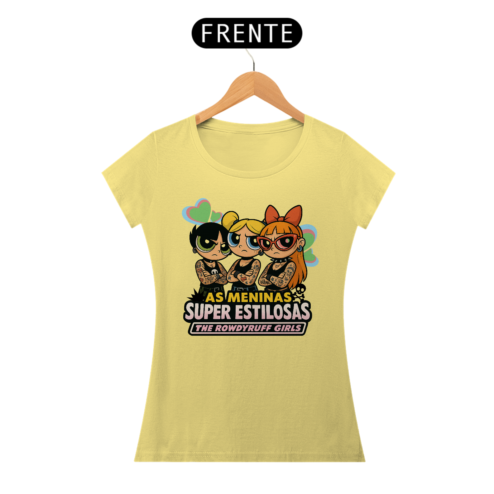Nome do produto: Camiseta AS MENINAS SUPER ESTILOSAS