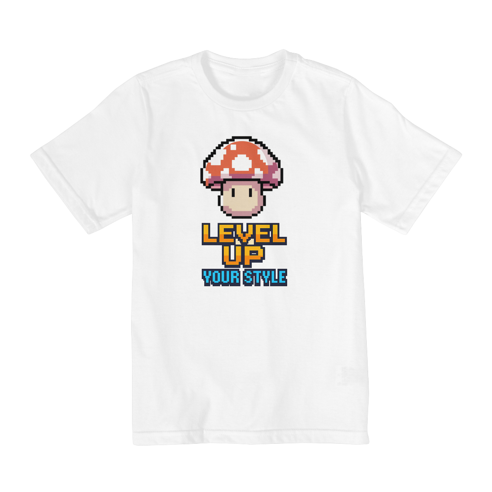 Nome do produto: Camiseta Kids LEVEL UP