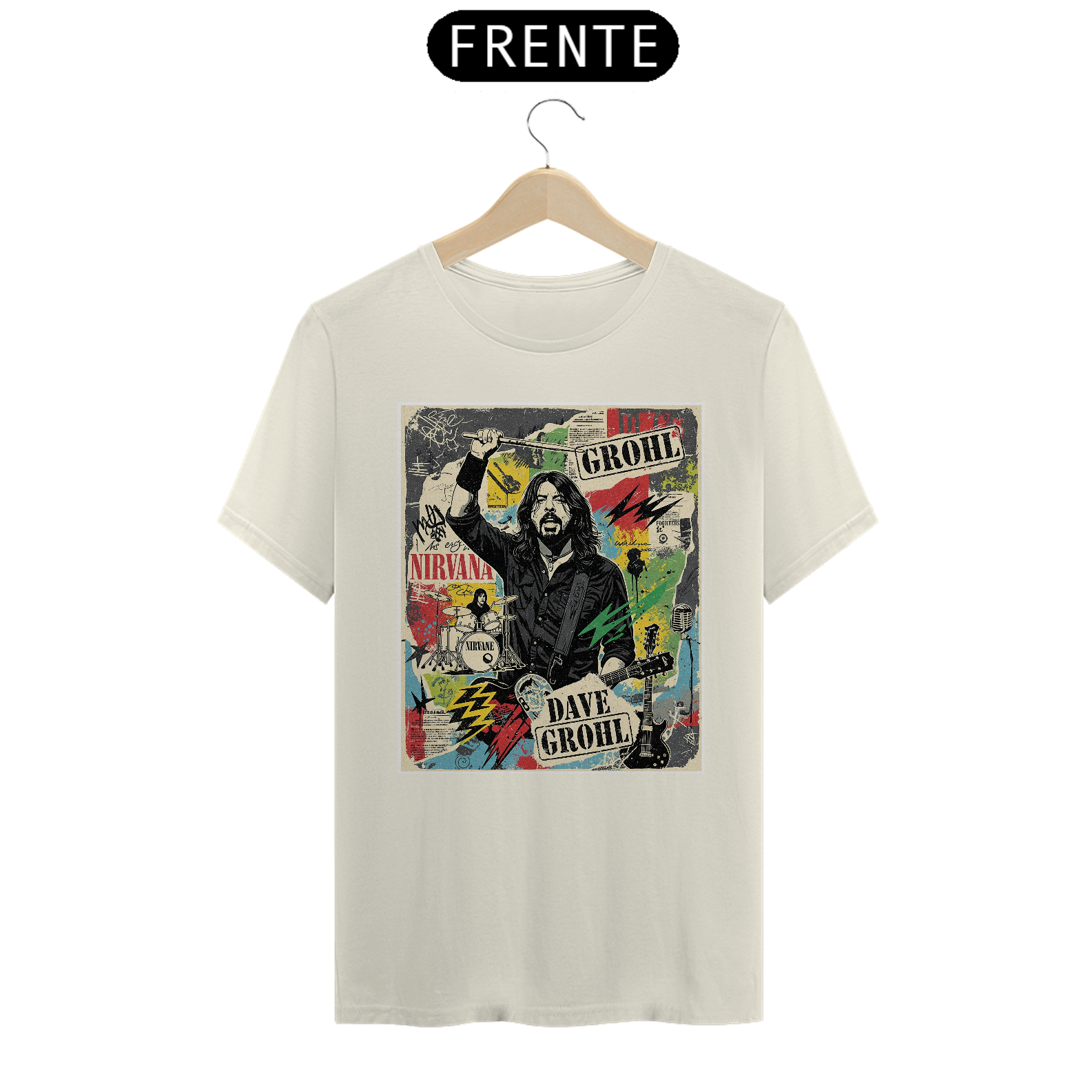 Nome do produto: Camiseta Dave Grohl Rock Legend