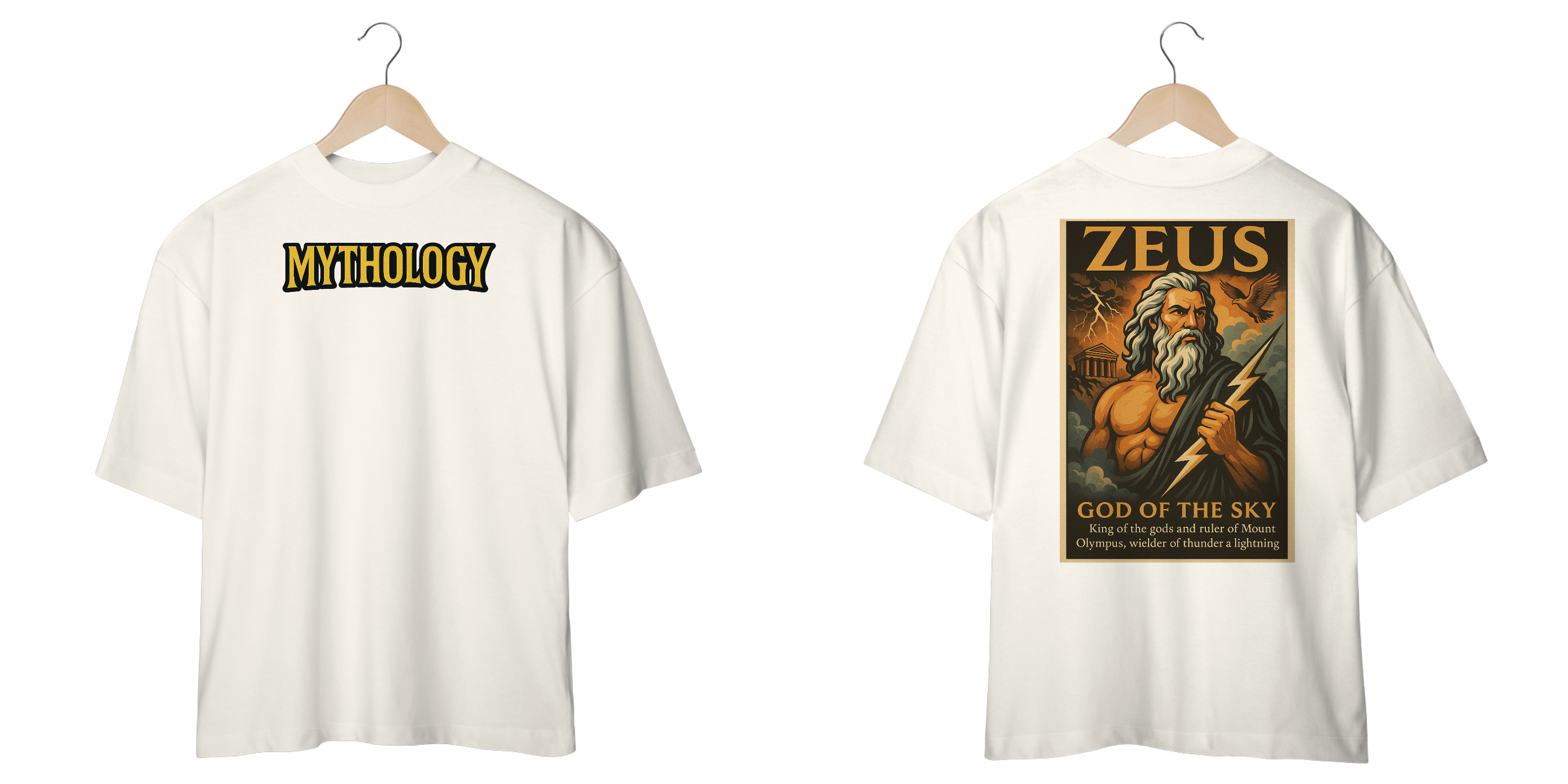 Nome do produto: Over size MITHOLOGY ZEUS