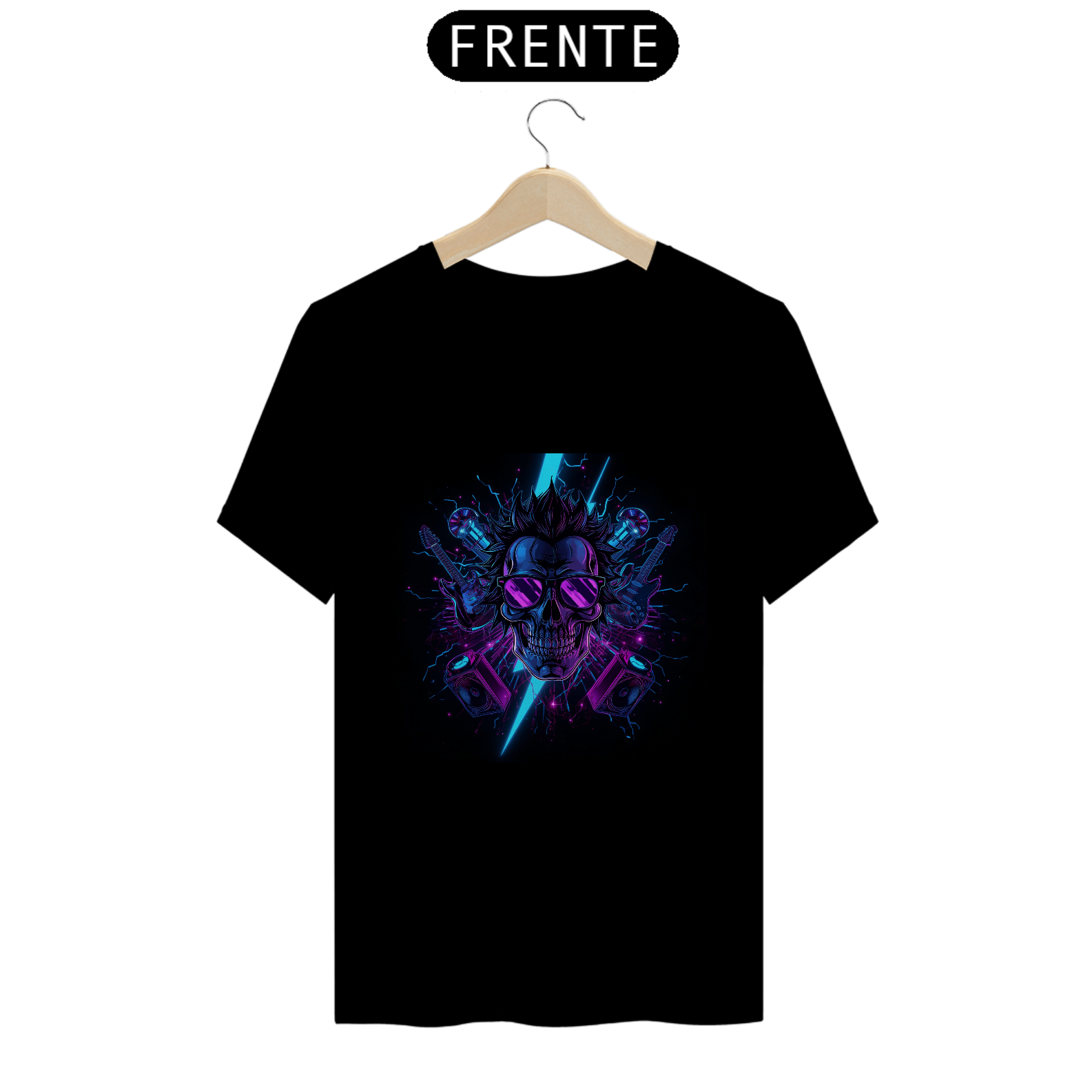 Nome do produto: Camiseta Lenda Bowie Neon
