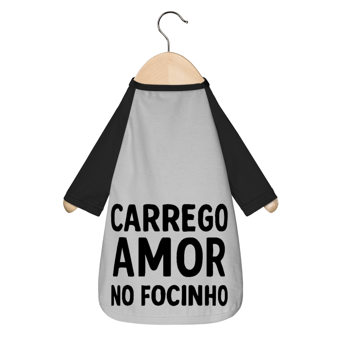 Carrego Amor no Focinho - Camisa Pet Dog