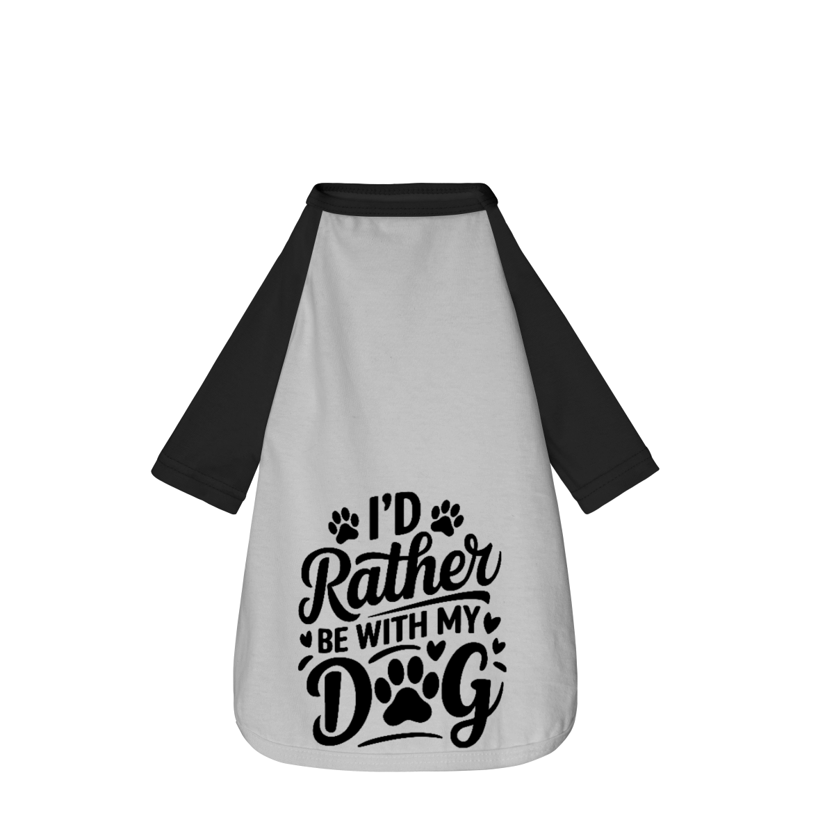 I'D Rather - Camisa Pet Dog