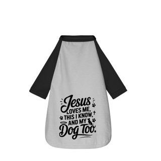 Jesus Loves - Camisa Pet Dog