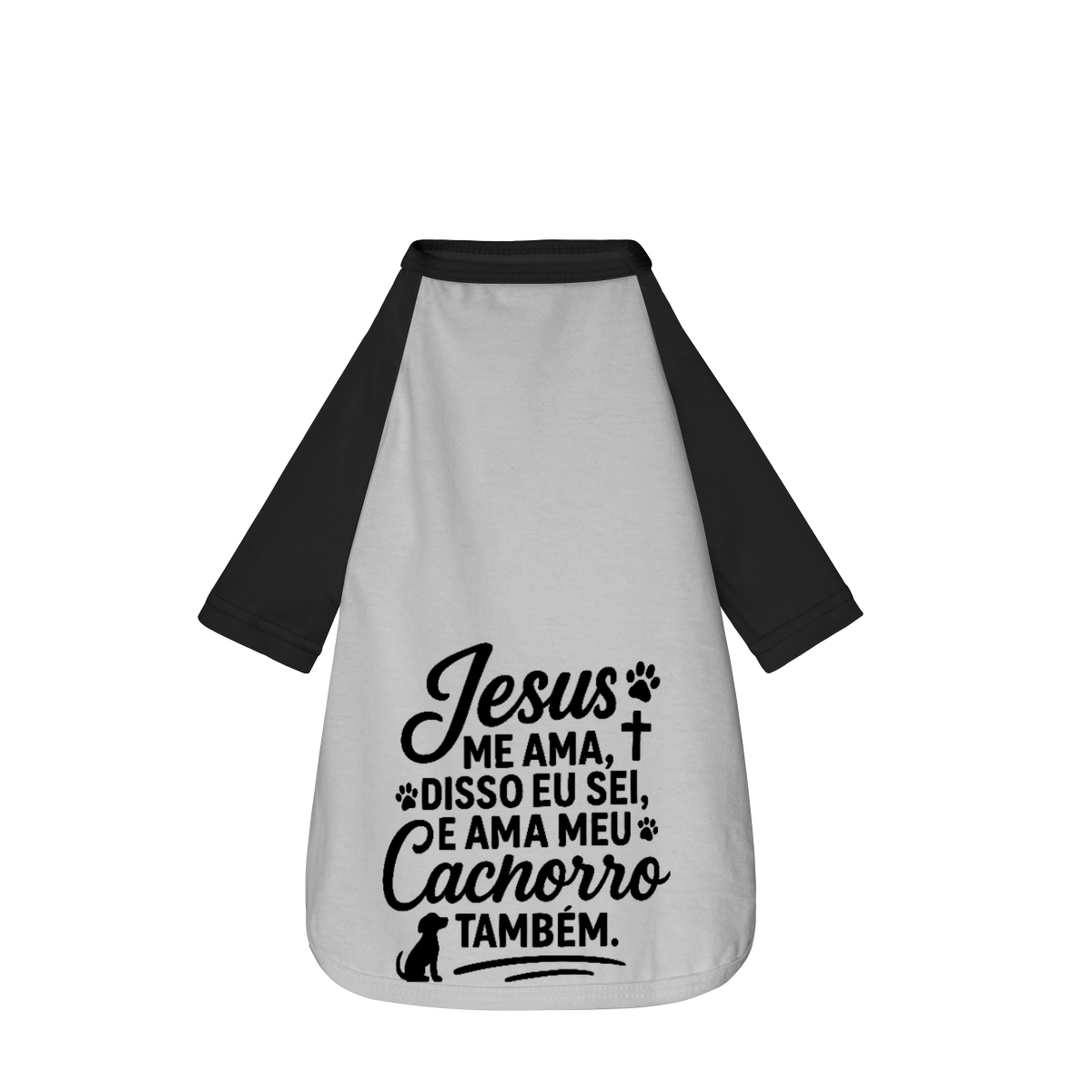 Jesus Nos Ama - Camisa Pet Dog