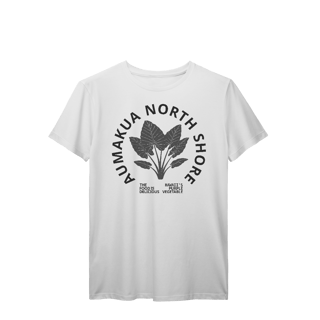 Camiseta Manga Curta Branca Colocasia