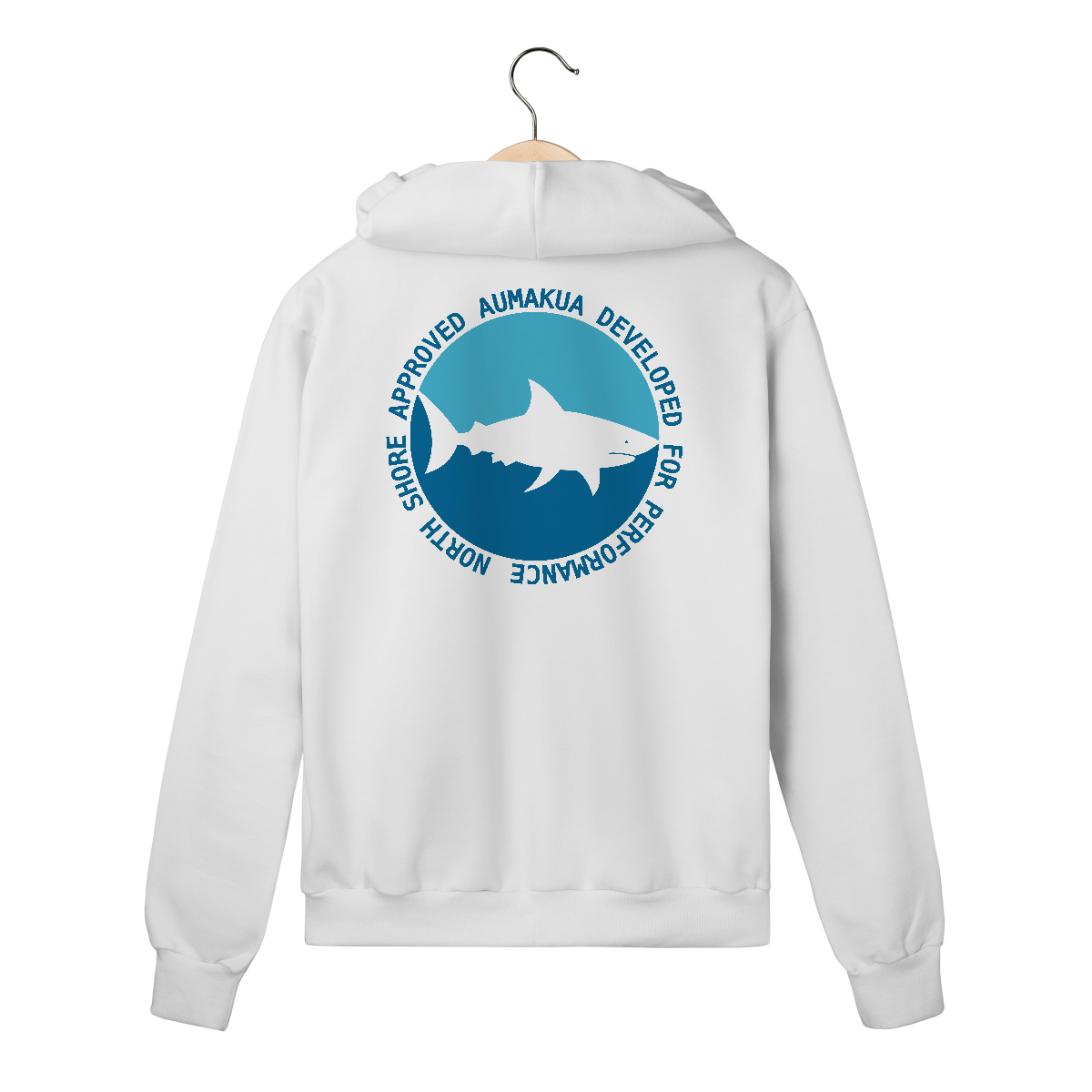 Moletom Branco Premium Aumakua Tubarão
